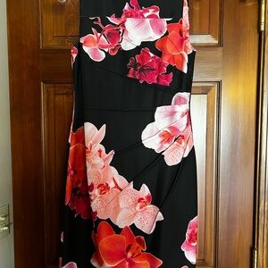 Calvin Klein sunburst sheath dress